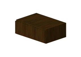 Meubles 3D - Meuble en bois avec trois titoirs - Panda - WSD1806