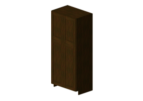 Muebles 3D - Mueble de madera con cuatro hojas - Panda - PC3684A