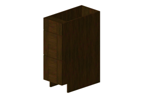Mobili 3D - Mobile in legno con tre cassetti - Panda - DB12-3