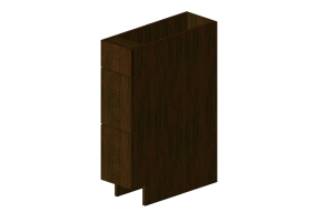 Mobili 3D - Mobile in legno con tre cassetti - Panda - DB09-3