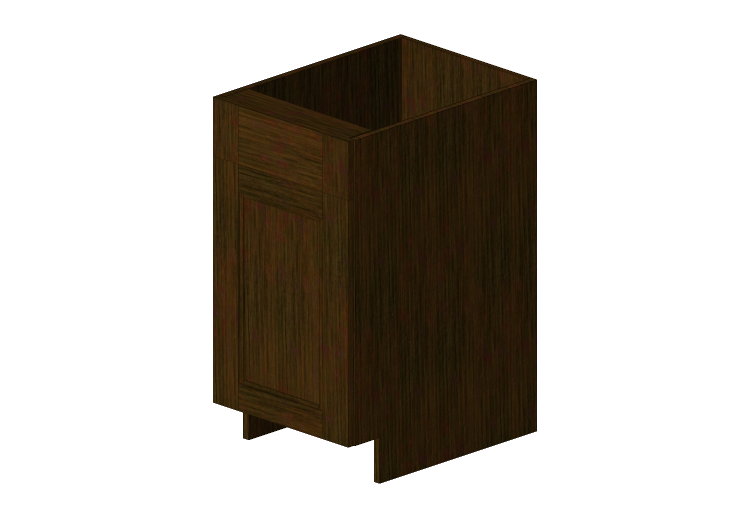 Mobili 3D - Mobile in legno con un’anta - Panda - B18 -... Mobili 3D - Mobile in legno con un’anta - Panda - B18 -...