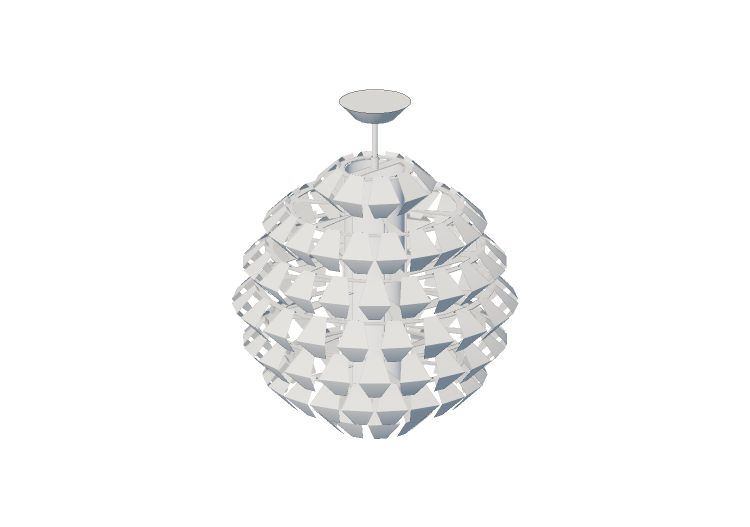 Lampada a sospensione 3D - Lampada a sospensione - Panzeri... Lampada a sospensione 3D - Lampada a sospensione - Panzeri...