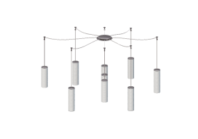 3D Schwebende Lampe - H&auml;ngelampe - Panzeri &ndash; Clio