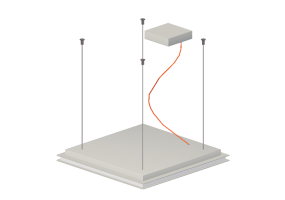 L&aacute;mpara colgante 3D - L&aacute;mpara suspendida - Panzeri &ndash; Flat
