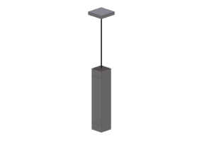 3D Schwebende Lampe - H&auml;ngelampe - Panzeri &ndash; Two