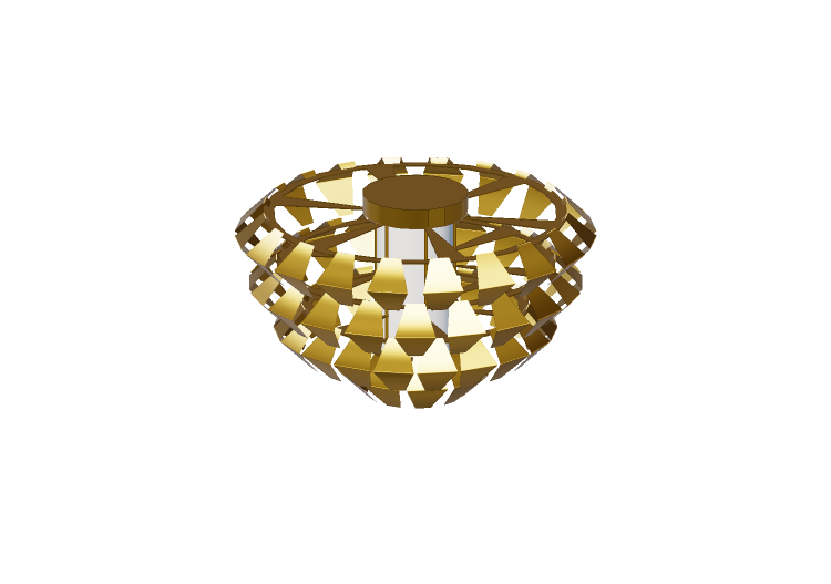3D Deckenlampe - Deckenleuchte - Panzeri – Agave - Panzeri 3D Deckenlampe - Deckenleuchte - Panzeri – Agave - Panzeri