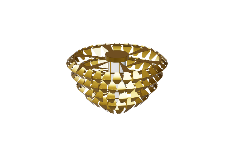 Lámpara de techo 3D - Lámpara de techo - Panzeri – Agave -... Lámpara de techo 3D - Lámpara de techo - Panzeri – Agave -...