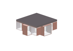 3D Deckenlampe - Deckenleuchte - Panzeri &ndash; Domino