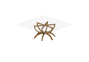 Mesas 3D - Mesa de vidro - Prima Linea - Lily