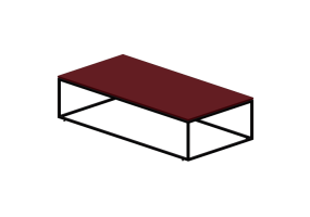 3D Tisch - Couchtisch aus Metall - Prima Linea - Aeron