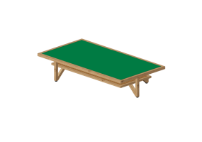 3D Tisch - Couchtisch aus Holz - Prima Linea - Joy