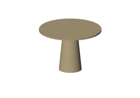 Tables 3D - Table en bois laqué - Prima Linea - Ibiza
