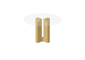 3D Tables - Glass Table - Prima Linea - Kenzo