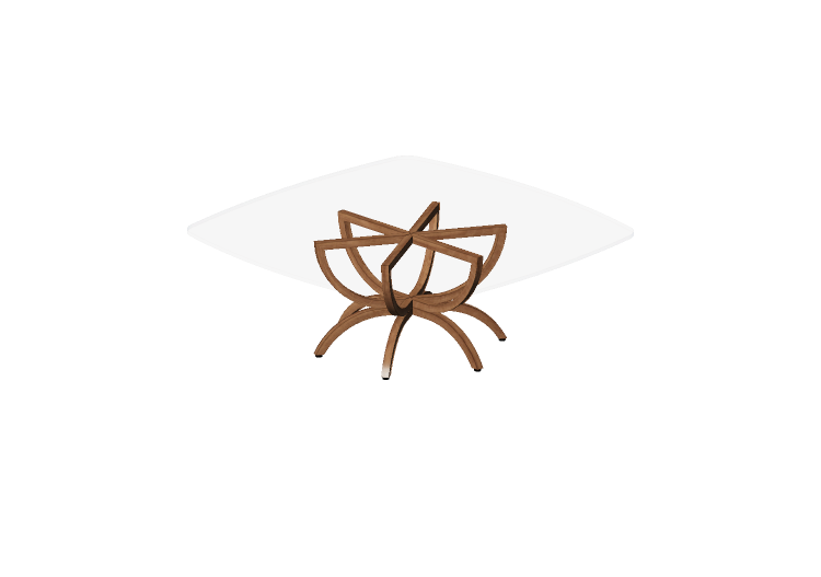 Mesas 3D - Mesa de centro de vidro - Prima Linea - Lily -... Mesas 3D - Mesa de centro de vidro - Prima Linea - Lily -...