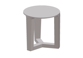 Mesas 3D - Mesa de centro de metal - Prima Linea - Kube