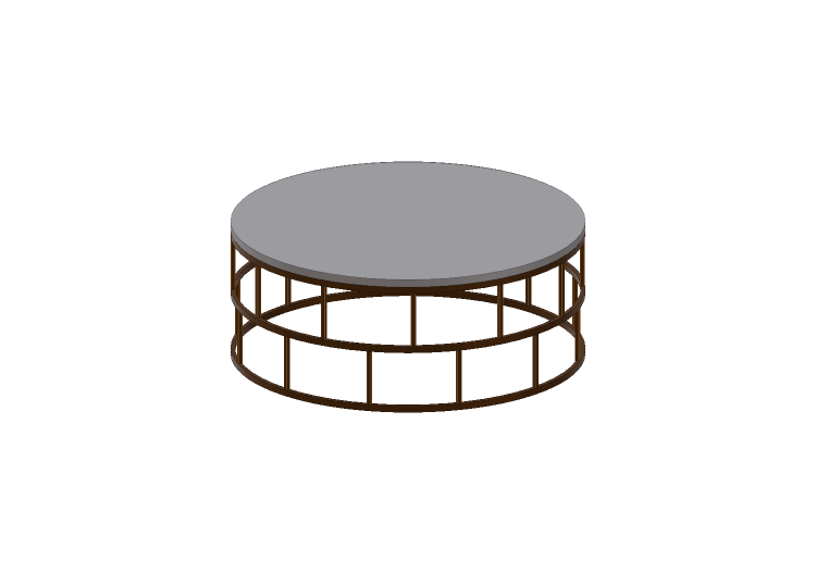 3D Tables - Metal coffee table - Prima Linea - Santiago -... 3D Tables - Metal coffee table - Prima Linea - Santiago -...