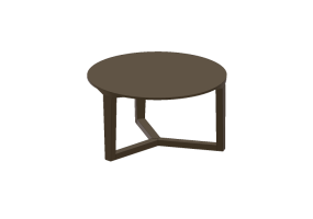 Mesas 3D - Mesa de centro de metal - Prima Linea - Kube
