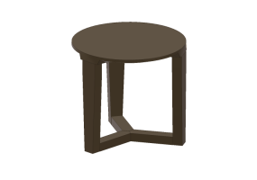 Tables 3D - Petite table en m&eacute;tal - Prima Linea - Kube