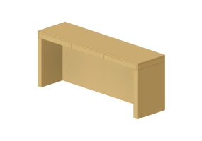 Mesas 3D - Escritorio de madera lacada - Prima Linea - Fly