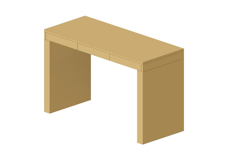 Tables 3D - Bureau en bois laqué - Prima Linea - Fly -... Tables 3D - Bureau en bois laqué - Prima Linea - Fly -...