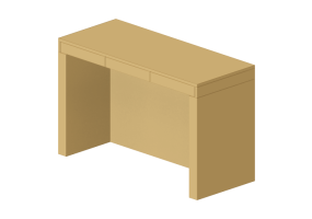 3D Tables - Lacquered wood desk - Prima Linea - Fly
