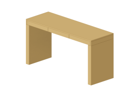 3D Tables - Lacquered wood desk - Prima Linea - Fly