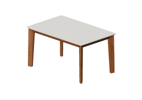 Mesas 3D - Mesa de madeira - Prima Linea - Alina
