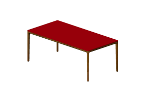 3D Tisch - Tisch aus lackiertem Holz - Prima Linea - Isis