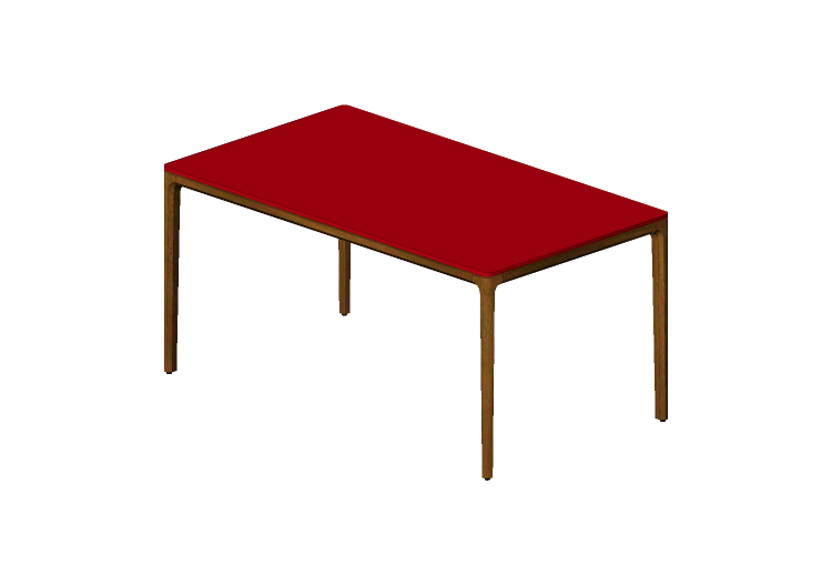 3D Tisch - Tisch aus lackiertem Holz - Prima Linea - Isis -... 3D Tisch - Tisch aus lackiertem Holz - Prima Linea - Isis -...