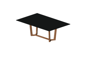3D Tisch - Holztisch - Prima Linea - Carrara