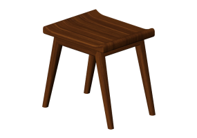 Chaises 3D - Tabouret en bois - Prima Linea - Cap
