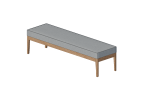 Cadeira 3D - Banco de madeira - Prima Linea - Camper