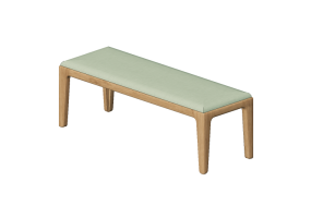 Chaises 3D - Banc en bois - Prima Linea - Aster