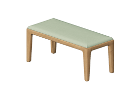 3D Chairs - Wooden Bench - Prima Linea - Aster