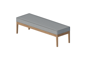 Chaises 3D - Banc en bois - Prima Linea - Camper