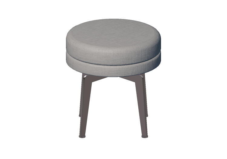 Cadeira 3D - Banqueta em tecido - Prima Linea - Emily -... Cadeira 3D - Banqueta em tecido - Prima Linea - Emily -...