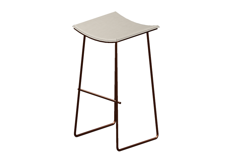 Sillas 3D - Taburete de tela - Prima Linea - Dama - Prima... Sillas 3D - Taburete de tela - Prima Linea - Dama - Prima...