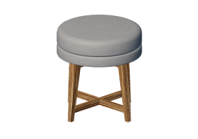Sedie 3D - Sgabello in tessuto - Prima Linea - Emily
