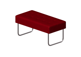 Cadeira 3D - Banco de couro - Prima Linea - Loft