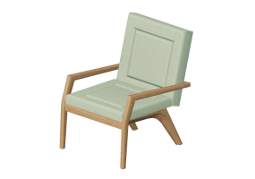 Chairs and Sofas 3D - Fabric armchair - Prima Linea - Comodoro