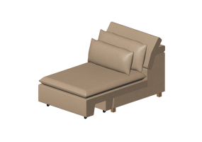 Poltronas y Sof&aacute;s 3D - Sof&aacute; de tela - Prima Linea - Buriti