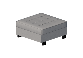 3D Sessel und Sofas - Pouf aus Stoff - Prima Linea - Aqua
