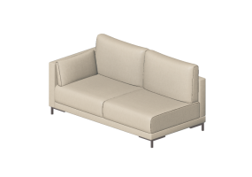 3D Sessel und Sofas - Stoffsofa modular - Prima Linea - Matteo