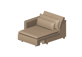3D Sessel und Sofas - Stoffsofa - Prima Linea - Buriti