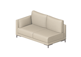 3D Sessel und Sofas - Stoffsofa modular - Prima Linea - Matteo