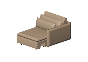 Chairs and Sofas 3D - Fabric sofa - Prima Linea - Buriti