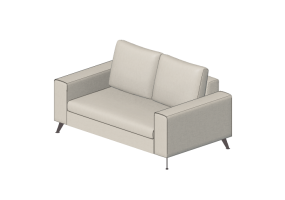 Chairs and Sofas 3D - Fabric Sofa - Prima Linea - Vision