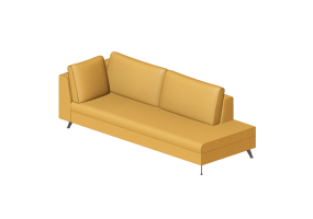 3D Sessel und Sofas - Stoffsofa - Prima Linea - Vision