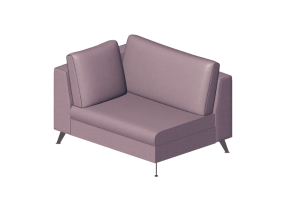 Chairs and Sofas 3D - Fabric Sofa - Prima Linea - Vision