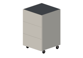 Letti 3D - Comodino in legno laccato - Prima Linea - Vega